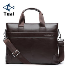 Load image into Gallery viewer, 2019 Men&#39;s Business Black Casual Bag pu leather Briefcase men&#39;s Tote bags Brown High quality male Business large capacity