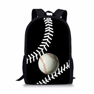 FORUDESIGNS 3D Foot Ball Pattern Backpack Schoolbag School Bags For Teenage Girls and Boys Kids Baby's Bags Book Bags Satchel