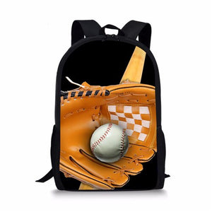 FORUDESIGNS 3D Foot Ball Pattern Backpack Schoolbag School Bags For Teenage Girls and Boys Kids Baby's Bags Book Bags Satchel