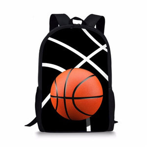 FORUDESIGNS 3D Foot Ball Pattern Backpack Schoolbag School Bags For Teenage Girls and Boys Kids Baby's Bags Book Bags Satchel