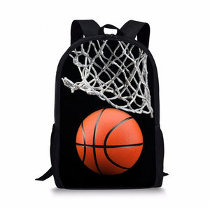 FORUDESIGNS 3D Foot Ball Pattern Backpack Schoolbag School Bags For Teenage Girls and Boys Kids Baby's Bags Book Bags Satchel