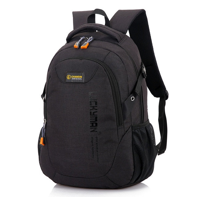 2019 New Fashion Men's Backpack Bag Male Polyester Laptop Backpack Computer Bags high school student college students bag male