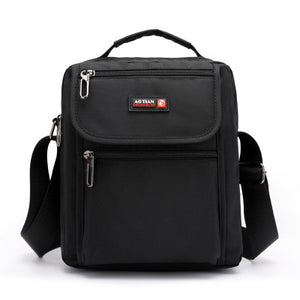 New Arrival Men's Shoulder Bag Waterproof Nylon Multi-layer Crossbody Bag For Men Black Small Casual Travel Bag Men bolso hombre