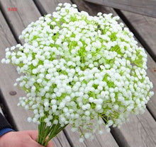 Load image into Gallery viewer, 100PCS/BAG , Beautiful Dried Natural  Gypsophila Flower Bouquets,Baby&#39;s Breath,Table Arrangements Weddding Decorations
