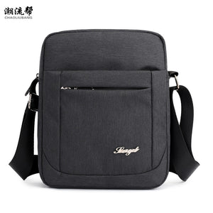 2019 Men's Bag Nylon Shoulder Bag Small Waterproof Diagonal Bag Men's Black Zipper Business Bag Bolsos Mujer Sac A Main Modis