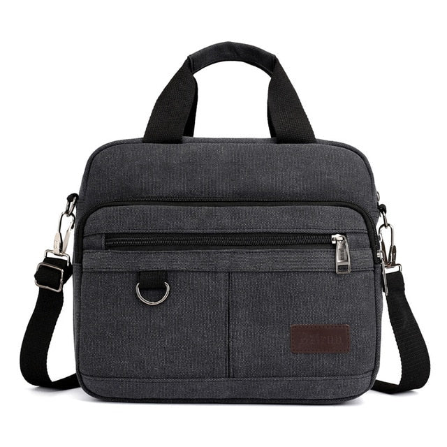 Men's Bag Casual Canvas Shoulder Bag Large Capacity Multi-pocket Handbag Messenger Bag Ladies Bolsa Feminina Sac Crossbody Bags