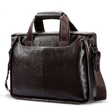 Load image into Gallery viewer, 2019 New Fashion cowhide male commercial briefcase /Real Leather vintage men's messenger bag/casual Natural Cowskin Business bag