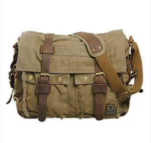 Men messenger bags canvas leather big shoulder bag famous designer brands high quality men's travel bags high quality