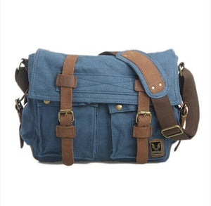 Men messenger bags canvas leather big shoulder bag famous designer brands high quality men's travel bags high quality