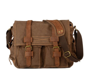 Men messenger bags canvas leather big shoulder bag famous designer brands high quality men's travel bags high quality