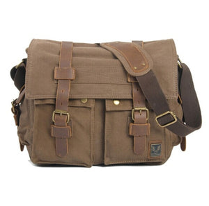 Men messenger bags canvas leather big shoulder bag famous designer brands high quality men's travel bags high quality