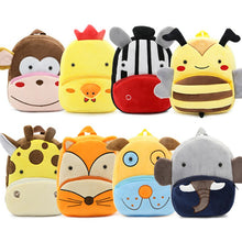 Load image into Gallery viewer, New Kawaii Stuffed Plush Kids Baby Toddler School Bags Backpack Kindergarten Schoolbag for Girls Boys 3D Cartoon Animal Backpack