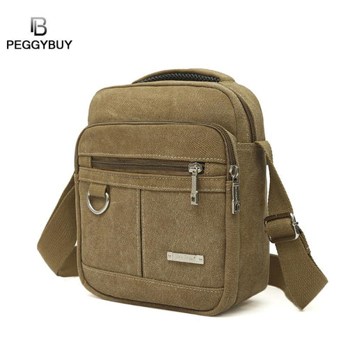 Men's Fashion Travel Cool Canvas Bag Men Messenger Crossbody Bags Bolsa Feminina Shoulder Bags Casual Portable Pack Dropshipping