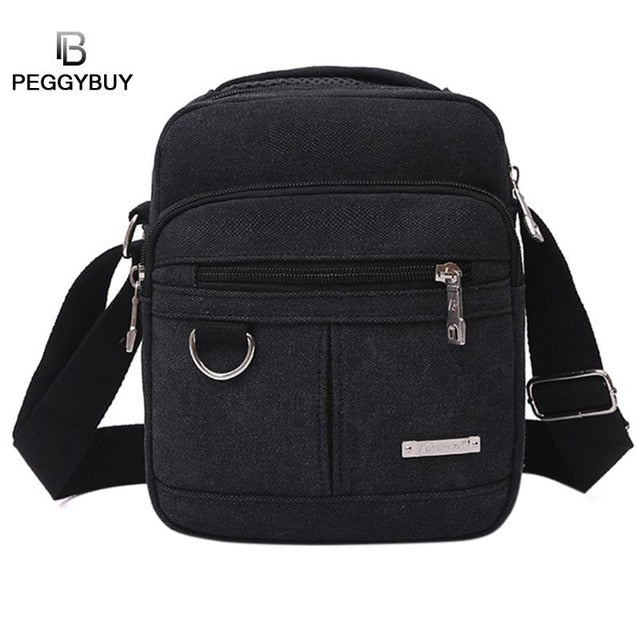 Men's Fashion Travel Cool Canvas Bag Men Messenger Crossbody Bags Bolsa Feminina Shoulder Bags Casual Portable Pack Dropshipping