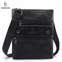 Load image into Gallery viewer, ZZNICK 2019 Genuine Leather Men Messenger Bag Hot Sale Male Small Man Fashion Crossbody Shoulder Bags Men&#39;s Travel New Handbags