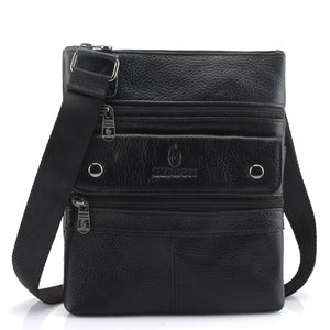 ZZNICK 2019 Genuine Leather Men Messenger Bag Hot Sale Male Small Man Fashion Crossbody Shoulder Bags Men's Travel New Handbags