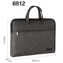 Load image into Gallery viewer, Document bag canvas office men's tote bag business multi-layer Oxford briefcase female simple information package